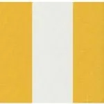Muestra de lona SAULEDA rayado amarillo, referencia 2015