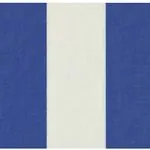 Muestra de lona SAULEDA rayado azul, referencia 2359